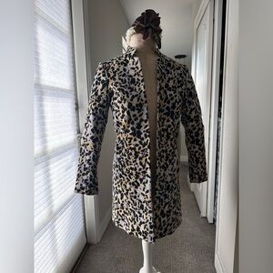 H&M Leopard Print Women's Coat